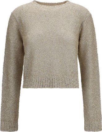 Brunello Cucinelli Beige Linen Womens Sweatshirt