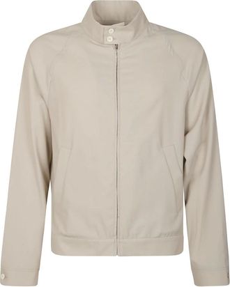 Prada Jassen, Heren, Beige, L, Katoen, Cotton Jacket