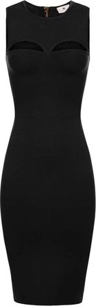 Elisabetta Franchi Dames, Jurken, Zwart, Maat: S Viscose