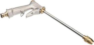 2B Water Gun Nozzle Long Nozzle Full Metal Plating For Car Use