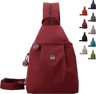 Generic 2026 Premium 3 in 1 Anti-Theft Travel Tote Bag, Waterproof 2-Way Commuter Bag, Large Capacity Convertible Shoulder Bags (Red)