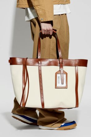Moschino Shopper Bag, Mens, Cream