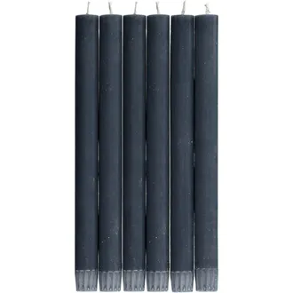 British Colour Standard Dinner Candles - Set of 25 in Gunmetal Grey at Nordstrom