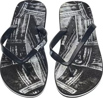 Just Cavalli Black Eva Mens Sandal