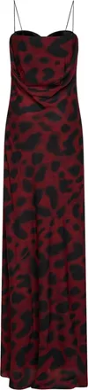 Alex Perry Womens Corset Gown Silk Georgette Multicolour