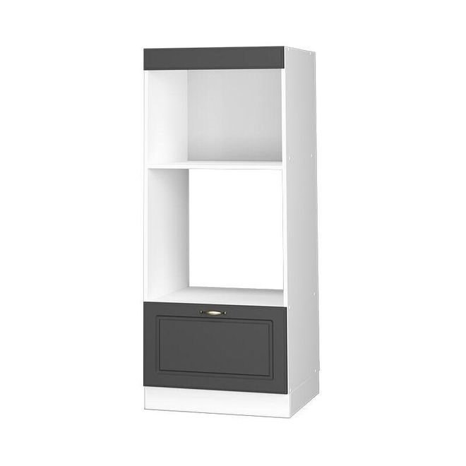 Armoire Pour Micro-ondes Vicco Fame-Line 60 Cm - Chêne Doré, Modulable, Charnières Soft-close