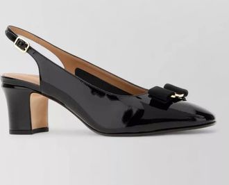 Ferragamo vetty 55 pumps bow detail mid heel