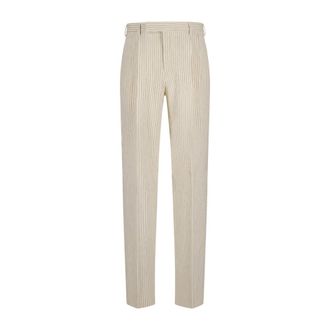 Pantaloni Torino Wijde Pijpen Geplooide Broek - Heren - Nette broeken - Veelkleurig - XL - Broeken
