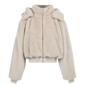No Name Giacca Carter in Sherpa - - Jackets - Donna - Beige - XS