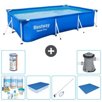 Bestway Piscina Bestway Steel Pro Rectangular - 300x201x66 Cm - 7-piezas S22246