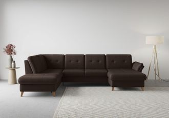 Sit&more Wohnlandschaft »Göteborg« inkl. Sitztiefenverstellung, wahlweise mit Bettfunktion & Bettkasten