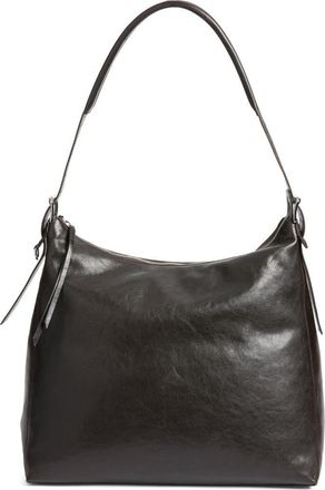 Christophe Lemaire Belted Hobo Bag in Dark Chocolate at Nordstrom