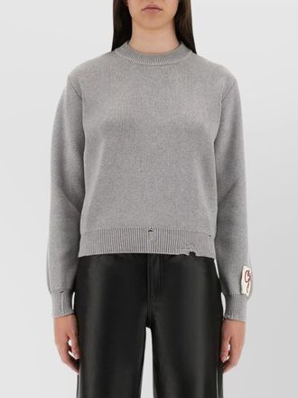 Golden Goose crew neck knitwear ribbed finish