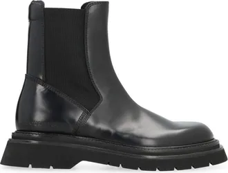 Dsquared2 Black Solid Slip On Boots