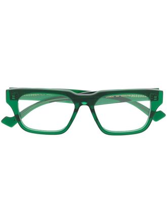 Gucci Occhiali squadrati - Verde