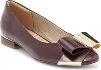 Ted Baker Darcy Bow Flat in Bordeaux at Nordstrom Rack, Size 8.5