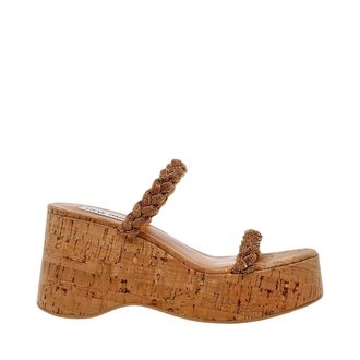 Steve Madden Danya Wedge Sandal Bronze DANY02S1-567 Womens