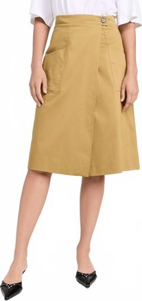 BA&SH Bastien Skirt In Olive