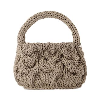 J.W.Anderson Small Cable Knit Tas - Dames - Handtassen - Grijs - ONE Size - Leer - Tassen