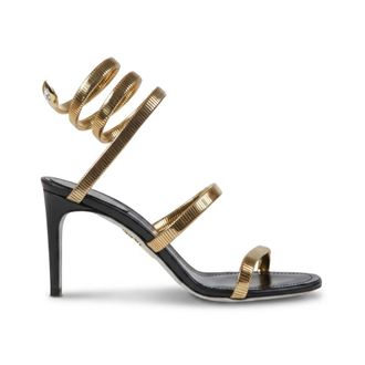 Rene Caovilla Dames, Schoenen, Geel, Maat: 39 EU Leer
