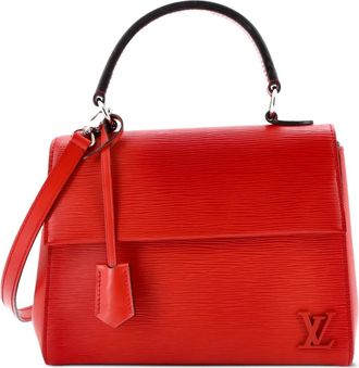 Louis Vuitton Cluny Top Handle Bag Epi Leather BB satchel - Rood
