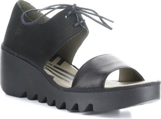 FLY London Bilu Leather & Suede Sandal