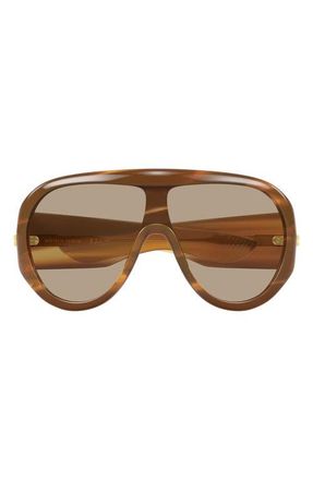 Bottega Veneta 99mm Pilot Sunglasses in Havana at Nordstrom