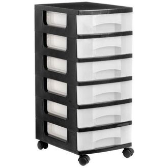 OEM Archivo 2000 1106r Cs Tl Cajonera Para Oficina Negro Pl&aacute;stico