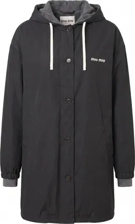 Miu Miu Hooded Caban