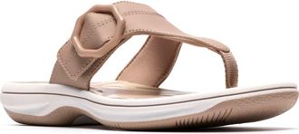 Clarks Breeze Cove Flip Flop in Sand at Nordstrom Rack, Size 10