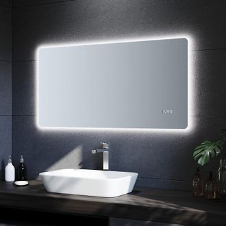Sonni Sonni Armario Con Espejo Ba&ntilde;o Con Iluminaci&oacute;n Armario Con Espejo Led De 3 Puertas 65 X 90 Cm Armario Con Espejo Ba&ntilde;o Acero Inoxidable Armario Con Espe