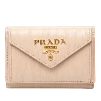 Prada Pre-owned Wallets, female, Beige, Size: ONE SIZE Pre-owned Vintage Wallet