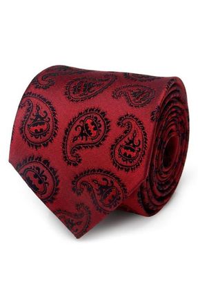 Cufflinks Inc. Batman Paisley Silk Tie in Red at Nordstrom