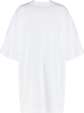 Moschino Womens White Cotton Mini-Dress