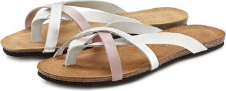 Lascana Womens Strap Detail Leather Sandals