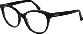 Max Mara Accessoires, Dames, Zwart, ONE Size, Zwarte Dames Optische Monturen Ronde Volledige Rand