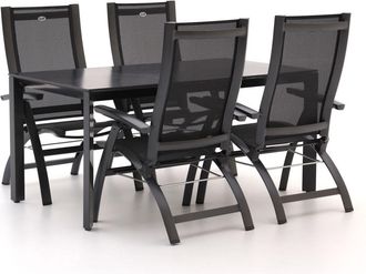 Hartman Hartman Primo/Sestino 160cm dining tuinset 5-delig verstelbaar