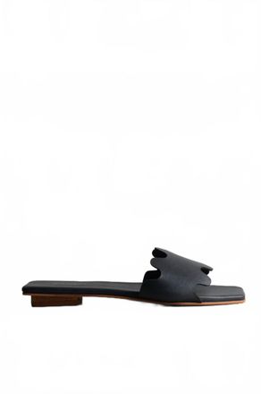 Kaanas Womens Mallawi Wavy Slide In Black