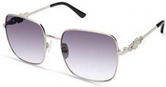 Guess GF6115 10B Mens Sunglasses Silver Size 57