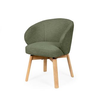 Koketto Home Silla giratoria de estilo n&oacute;rdico y en color verde