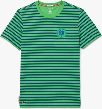 Lacoste Mens Ultra Dry Sport Roland-Garros Edition T-Shirt - Blue - Size: 40