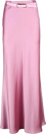 Imperial Maxi Rok - Dames - Maxi Rokken - Roze - M - Polyester - Rokken