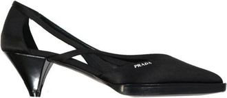 Prada Dames, Schoenen, Zwart, Maat: 35 EU Satijn