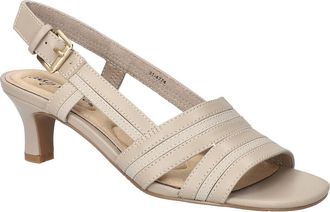 Easy Street Meghan Slingback Sandal in Mushroom Oatmeal Linen at Nordstrom Rack, Size 6