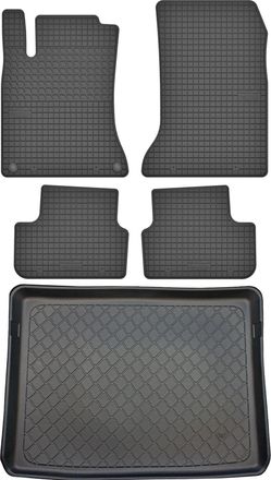 OEM Juego De Alfombrillas De Goma Para Coche Y Alfombrilla Para Maletero Para Mercedes Clase B W246 (de Octubre De 2011 A Diciembre De 2018)