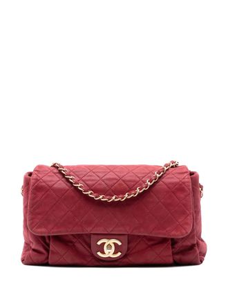 Chanel 2012-2013 grote Chic Flap kalfsleren gewatteerde schoudertas - Rood