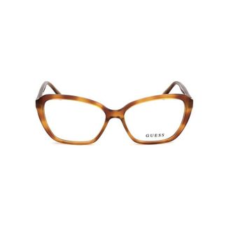 Guess Ladies Brown Butterfly Eyeglass Frames GU50115-2