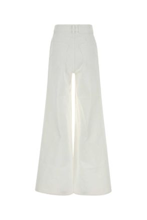 Alaia Palazzo Jeans - White