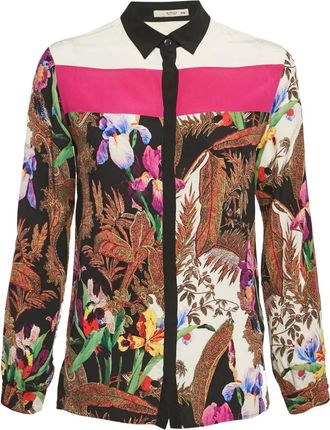 Etro Camicia a fiori - Nero