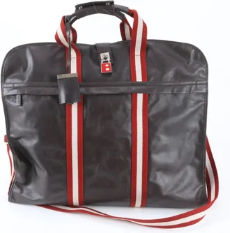 Bally Dark Brown Leather Shoulder Bag (Pre-Owned)
